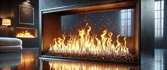 See the Fire Like Never Before – The Beauty of Ceramic Fireplace Glass